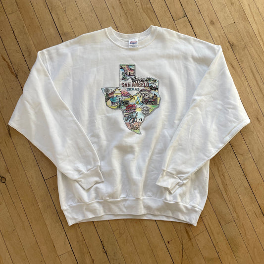 200s San Angelo Texas CrewNeck Sz XXL