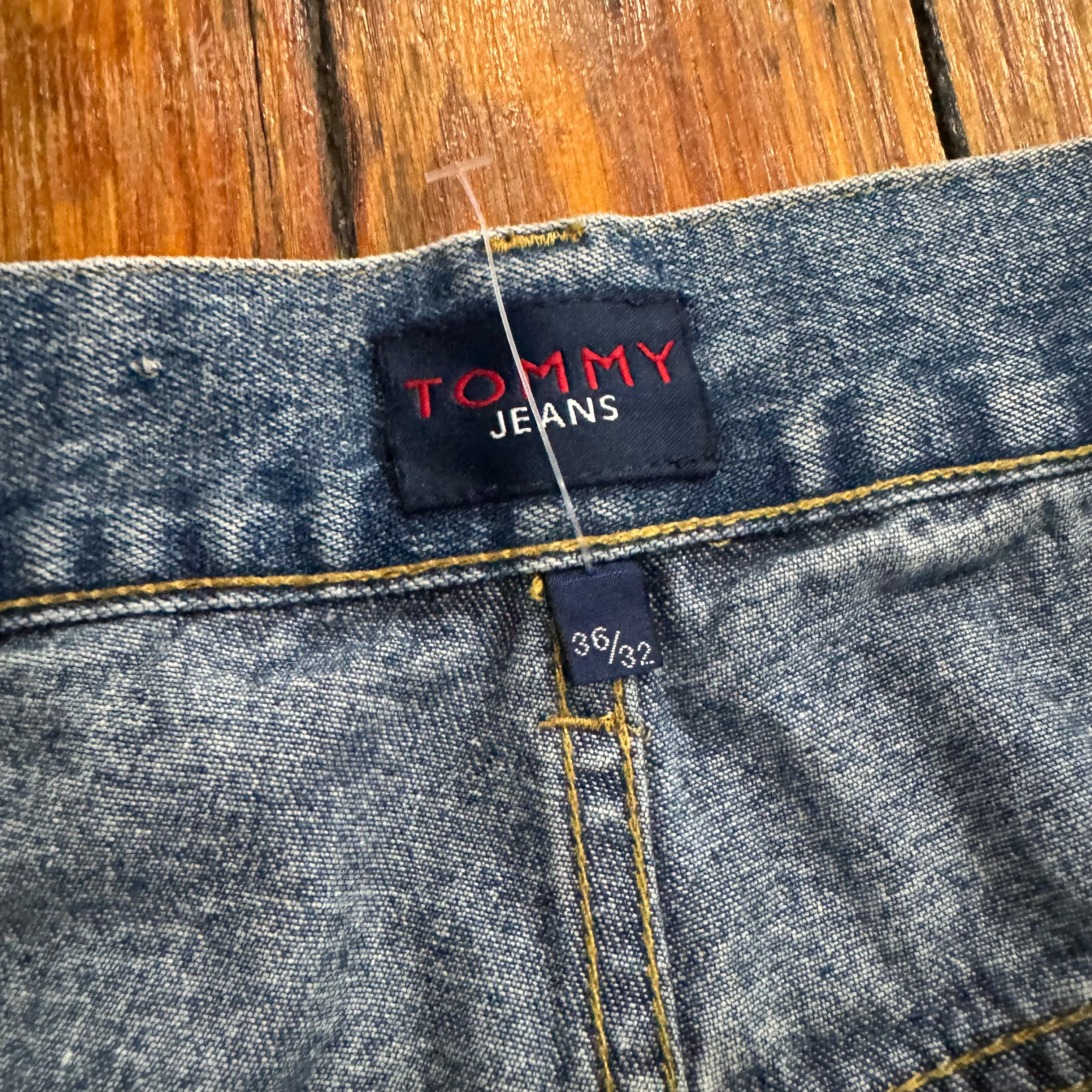 Vintage Baggy Tommy Hilfiger Denim Jeans Sz 36x32