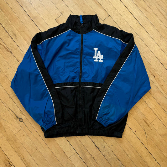 Vintage La Dodgers Zip-up Jacket Sz L