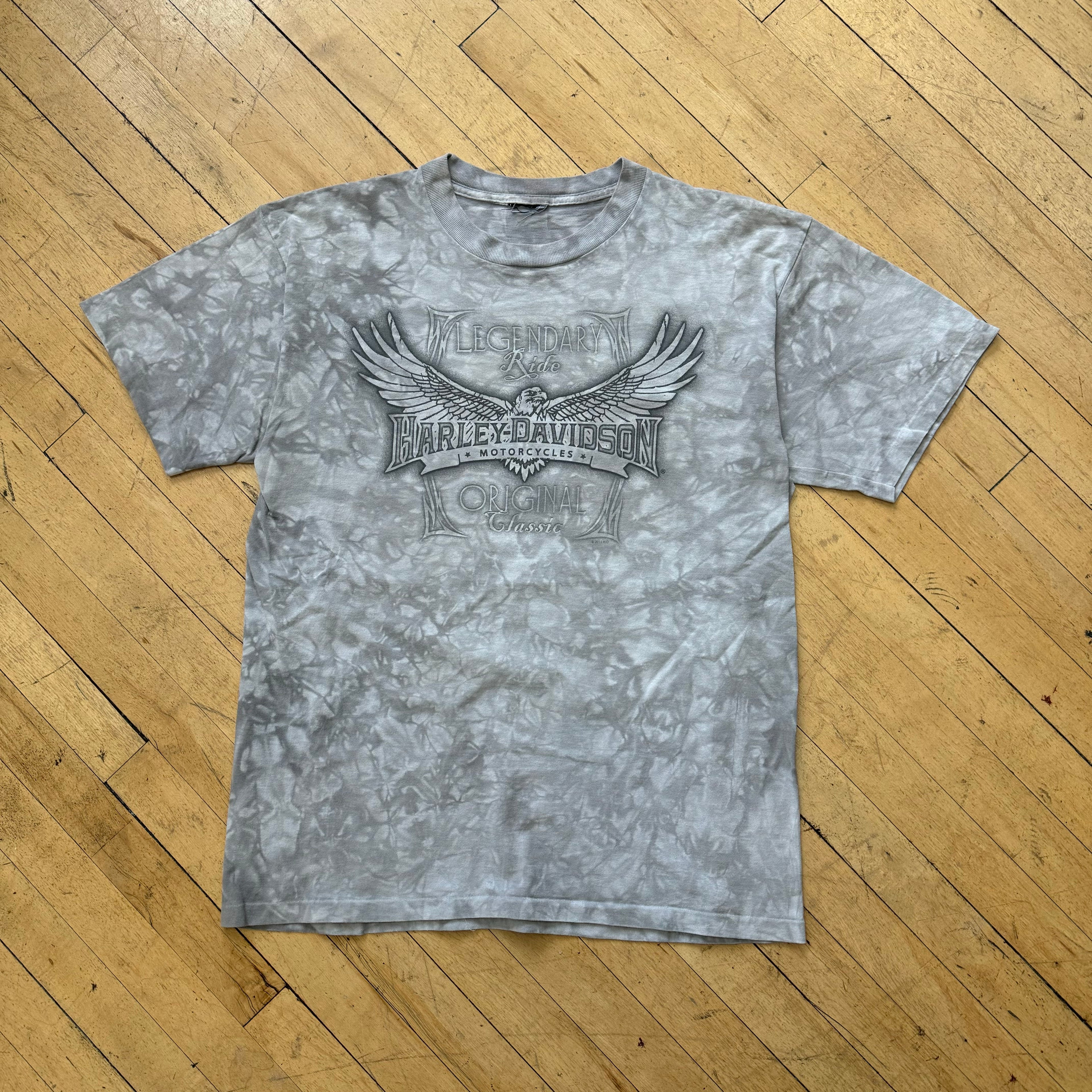 Harley Davidson Washed Springfield MO T-shirt Sz L