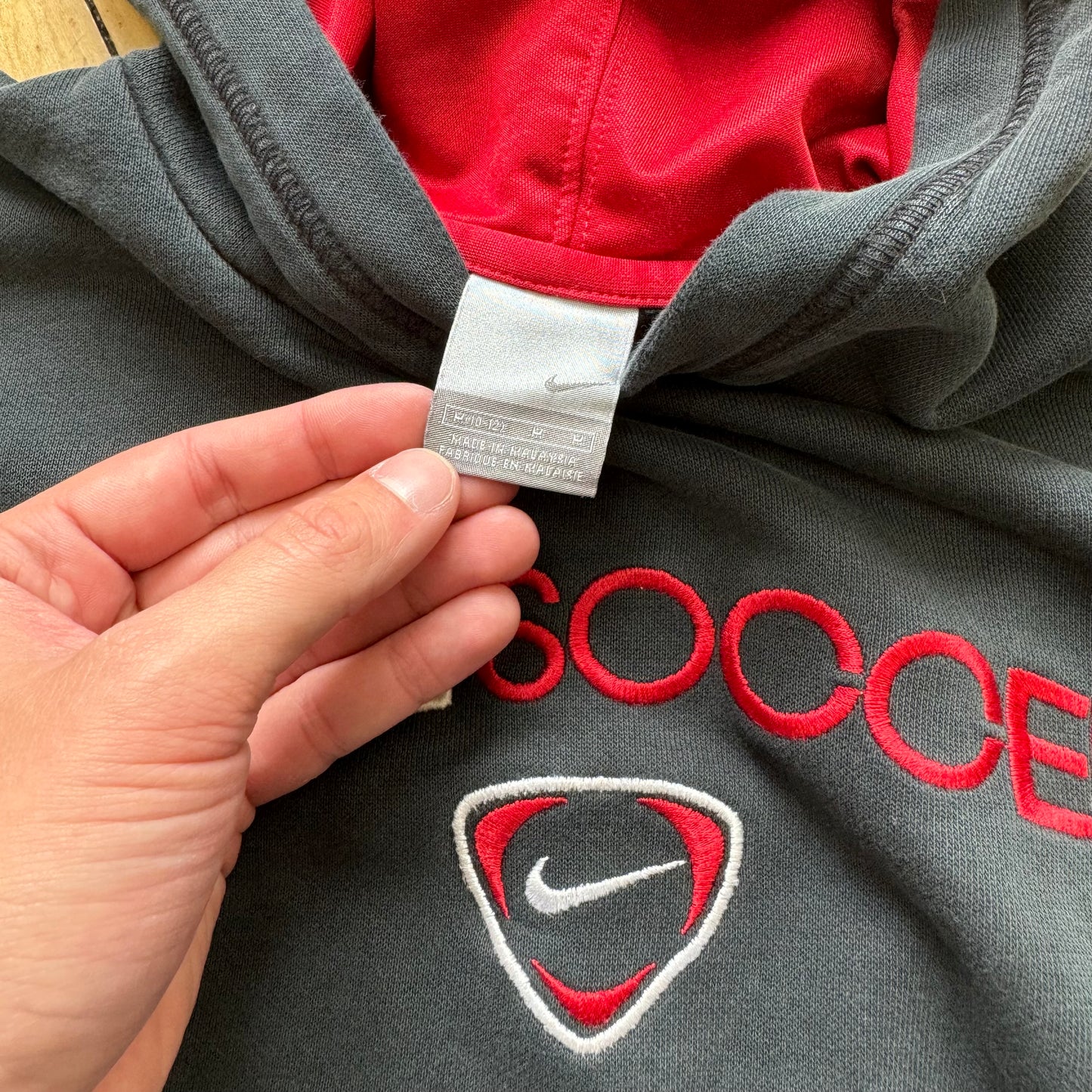 Vintage Nike Soccer Hoodie Sz YTH M