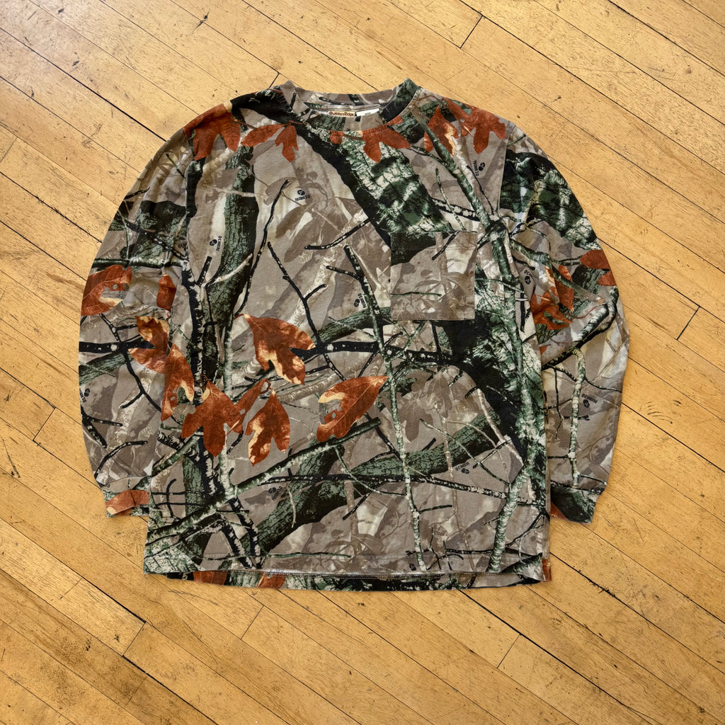 Vintage Outfitters Camo LongSleeve T-shirt Sz XL