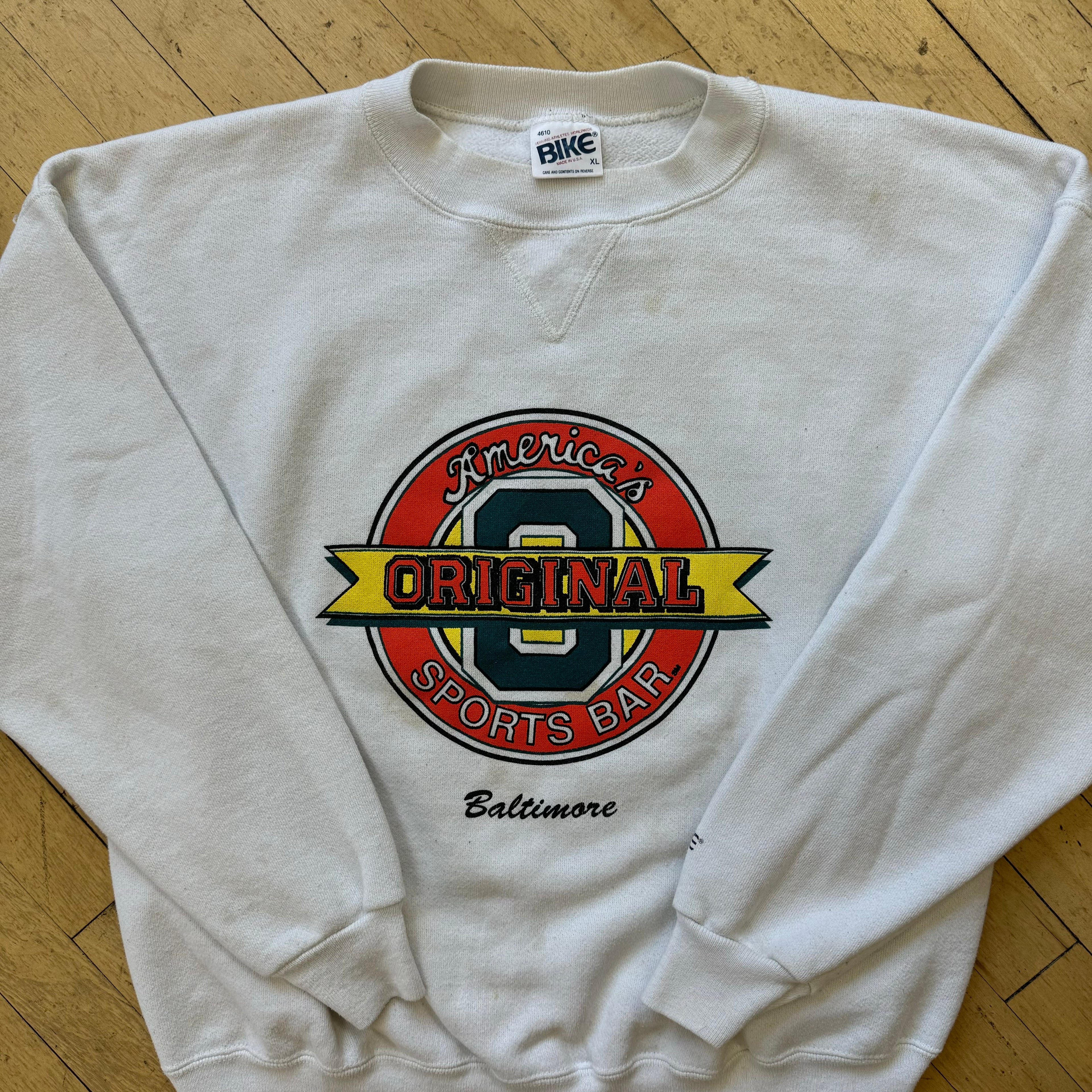 Vintage Original Sports Bar Crewneck Sz M