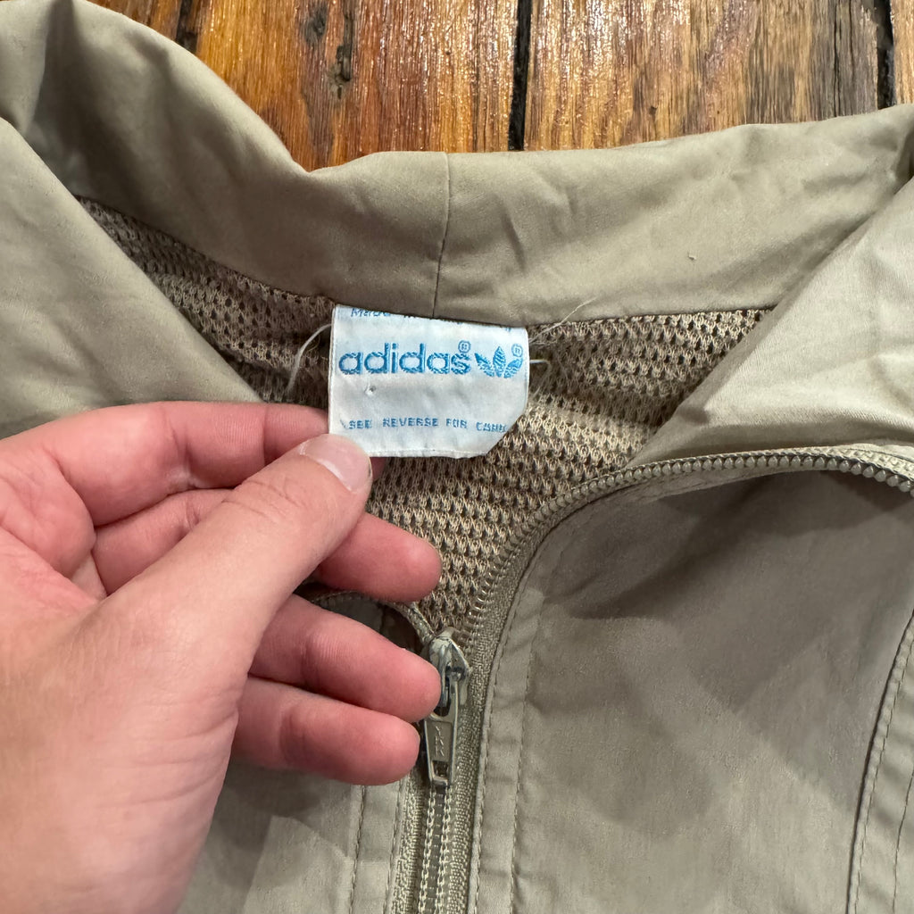 Vintage Adidas Zip-Up Windbreaker Jacket Sz L