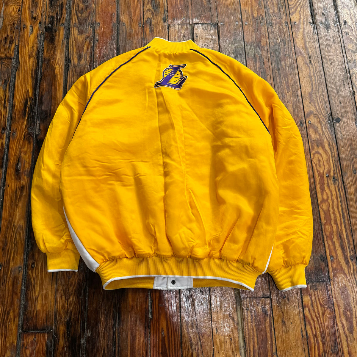 Vintage Nike Las Angeles Lakers Bomber Jacket Sz XL