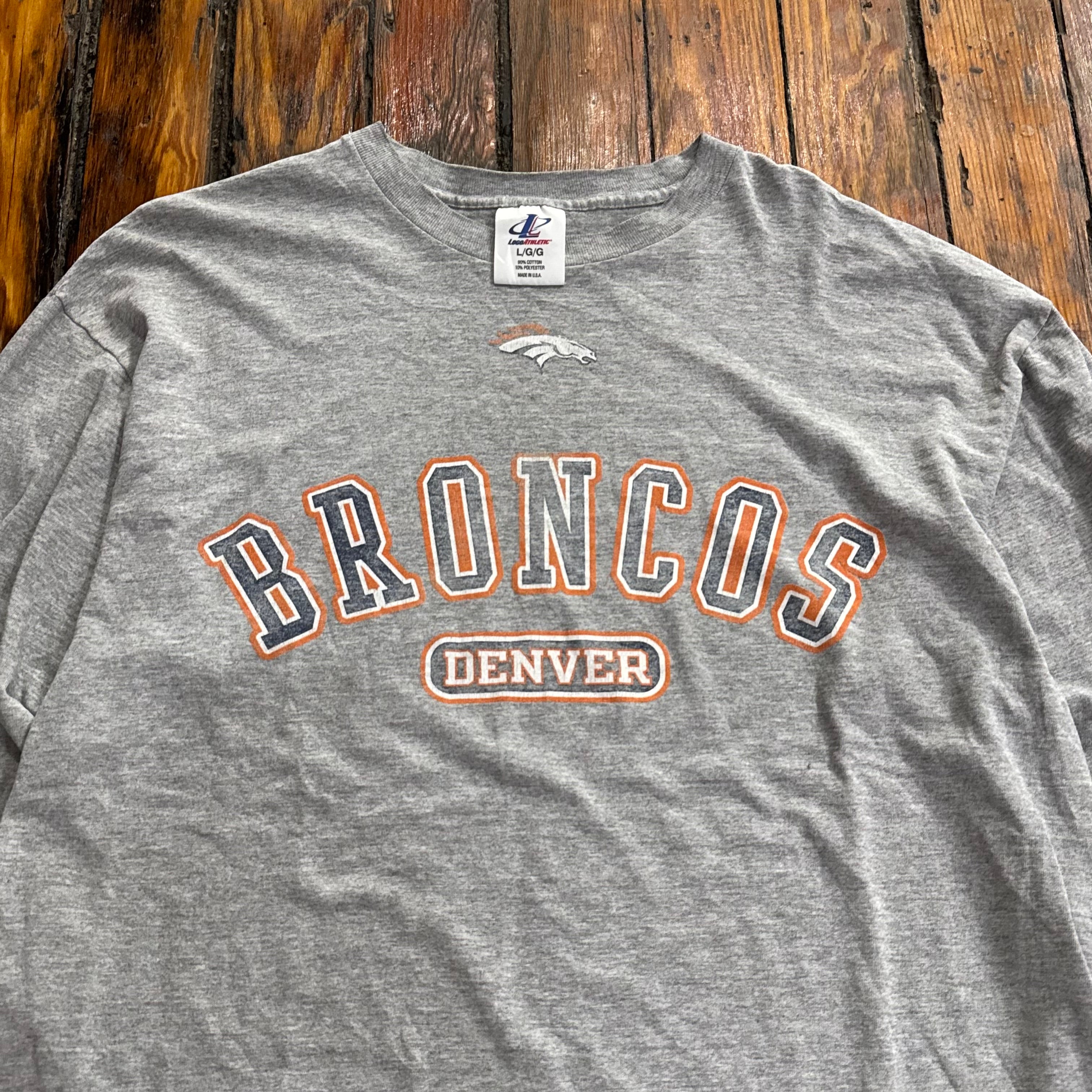 Vintage Denver Broncos Long Sleeve T-shirt Sz L