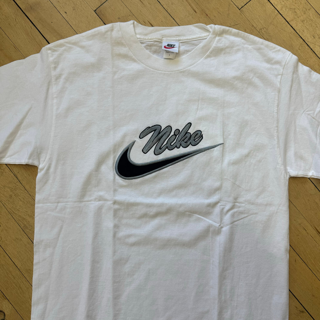 Vintage Bootleg Nike SpellOut T-shirt Sz L