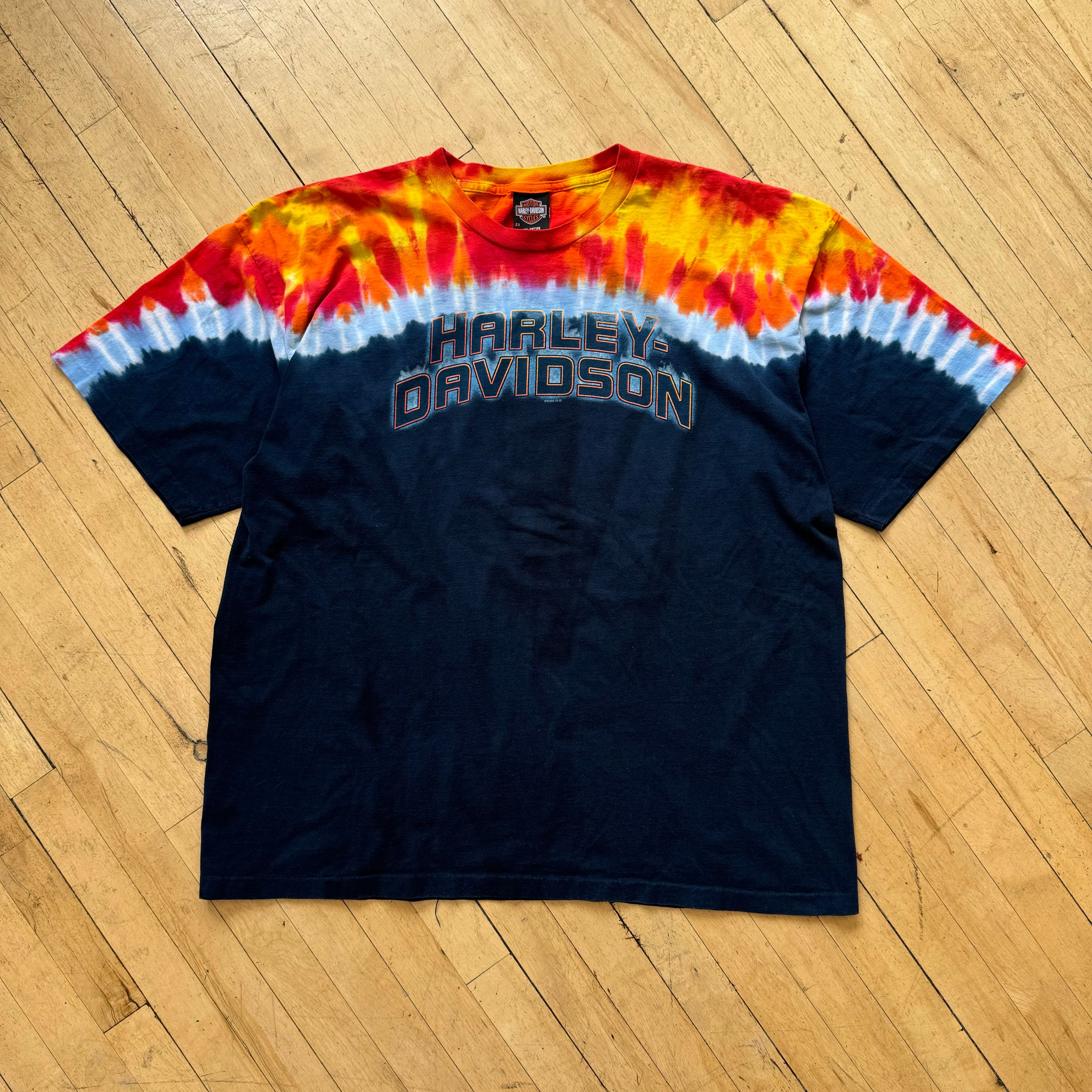 Vintage Harley Davidson Tye-Dye T-shirt Sz XXL