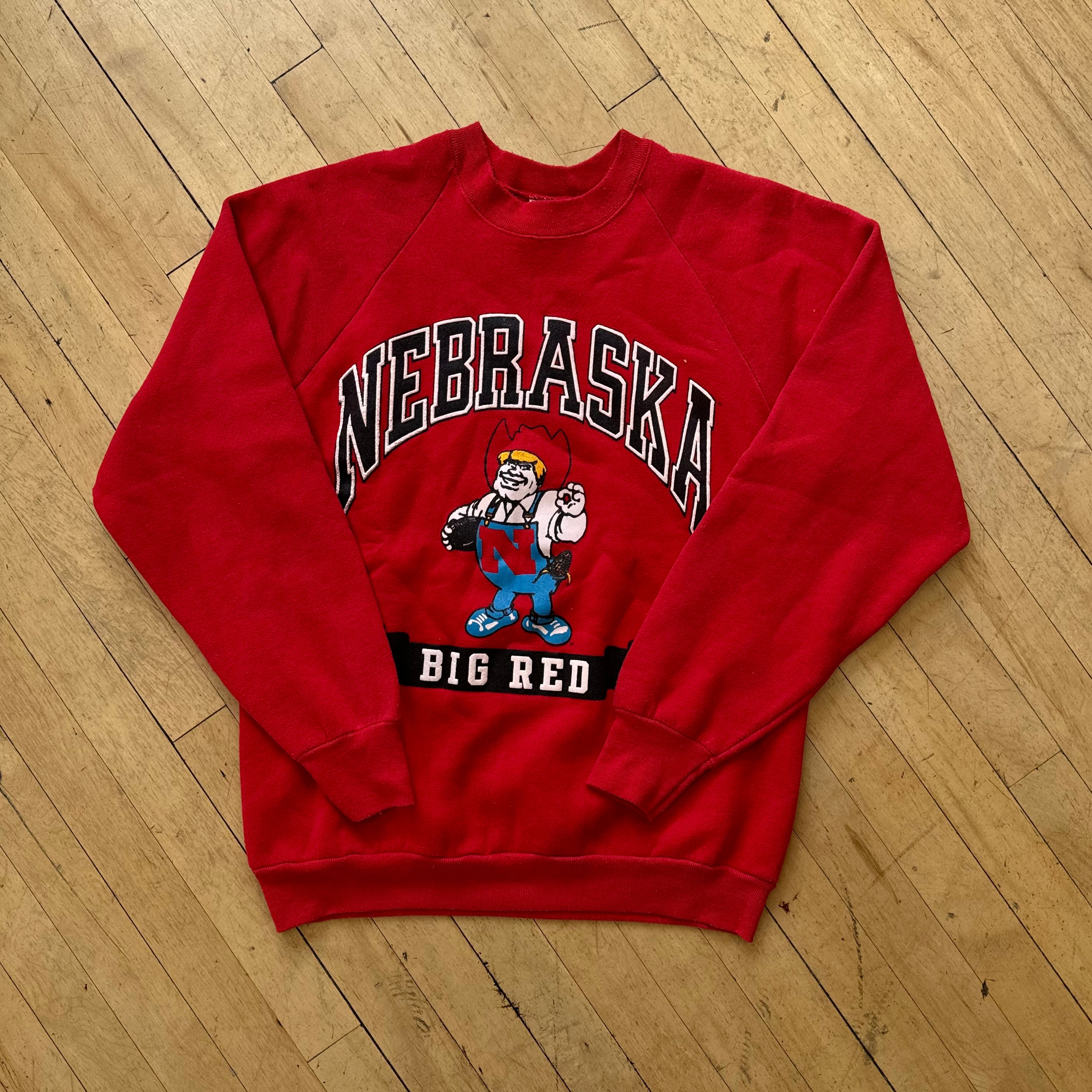 Vintage Herbie Nebraska Huskers Crewneck Sz L