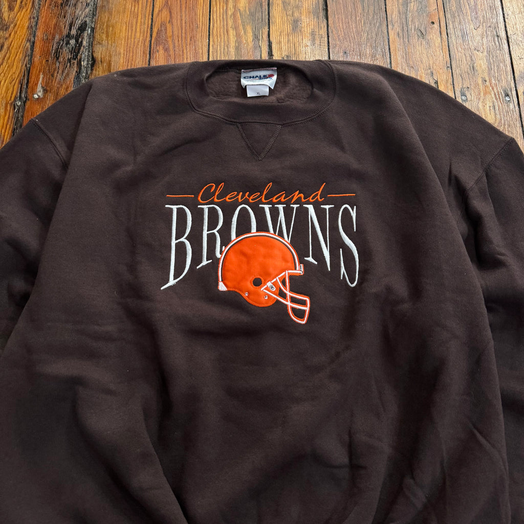 Vintage Cleveland Browns ChalkLine Crewneck Sz XL