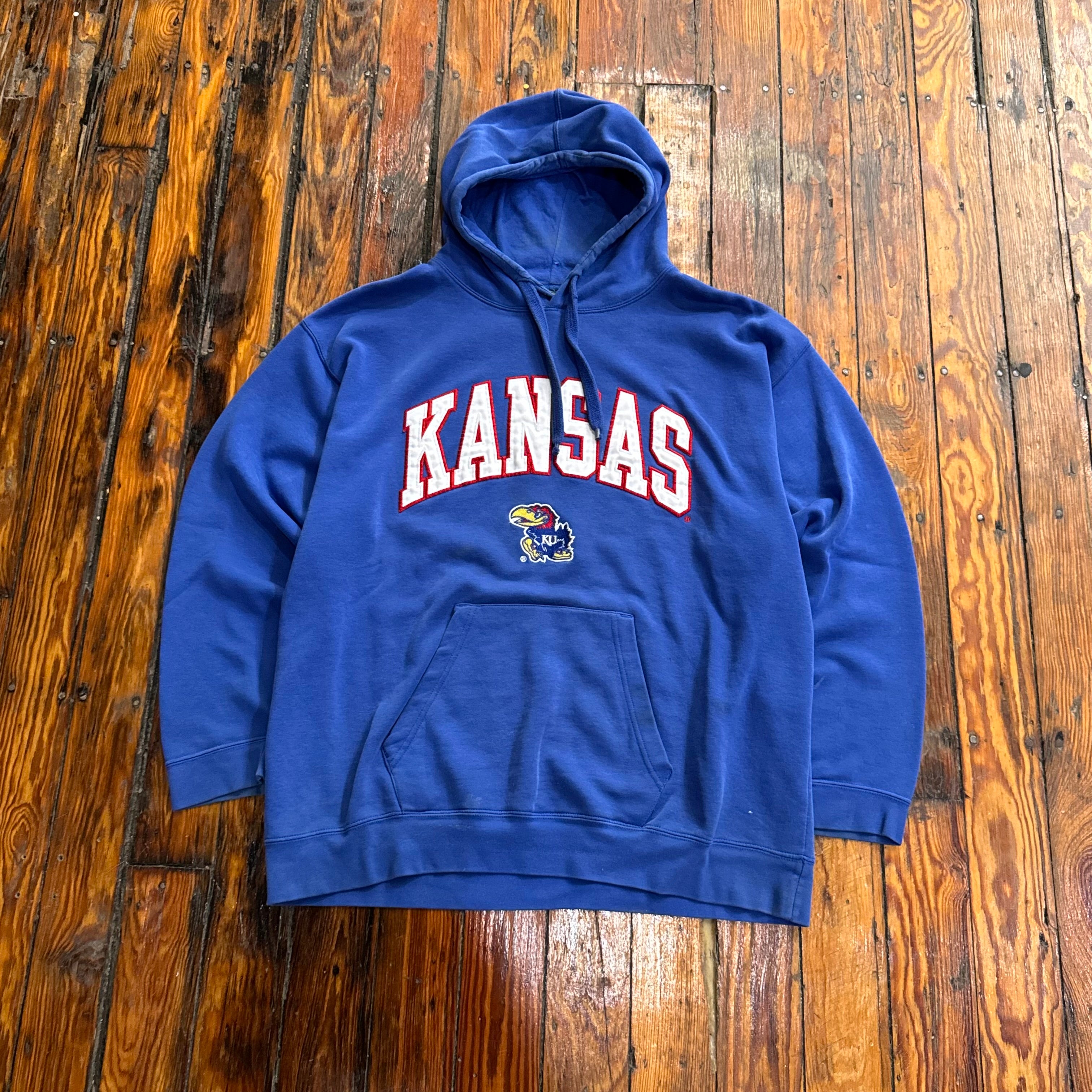 Vintage Kansas Jayhawks Hoodie Sz XL