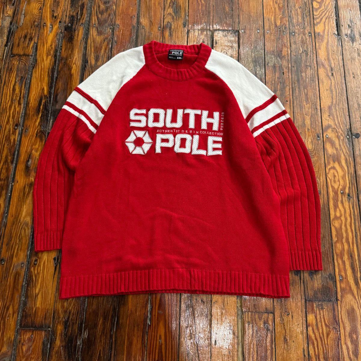 Y2K SouthPole Knit Sweater Sz XXL