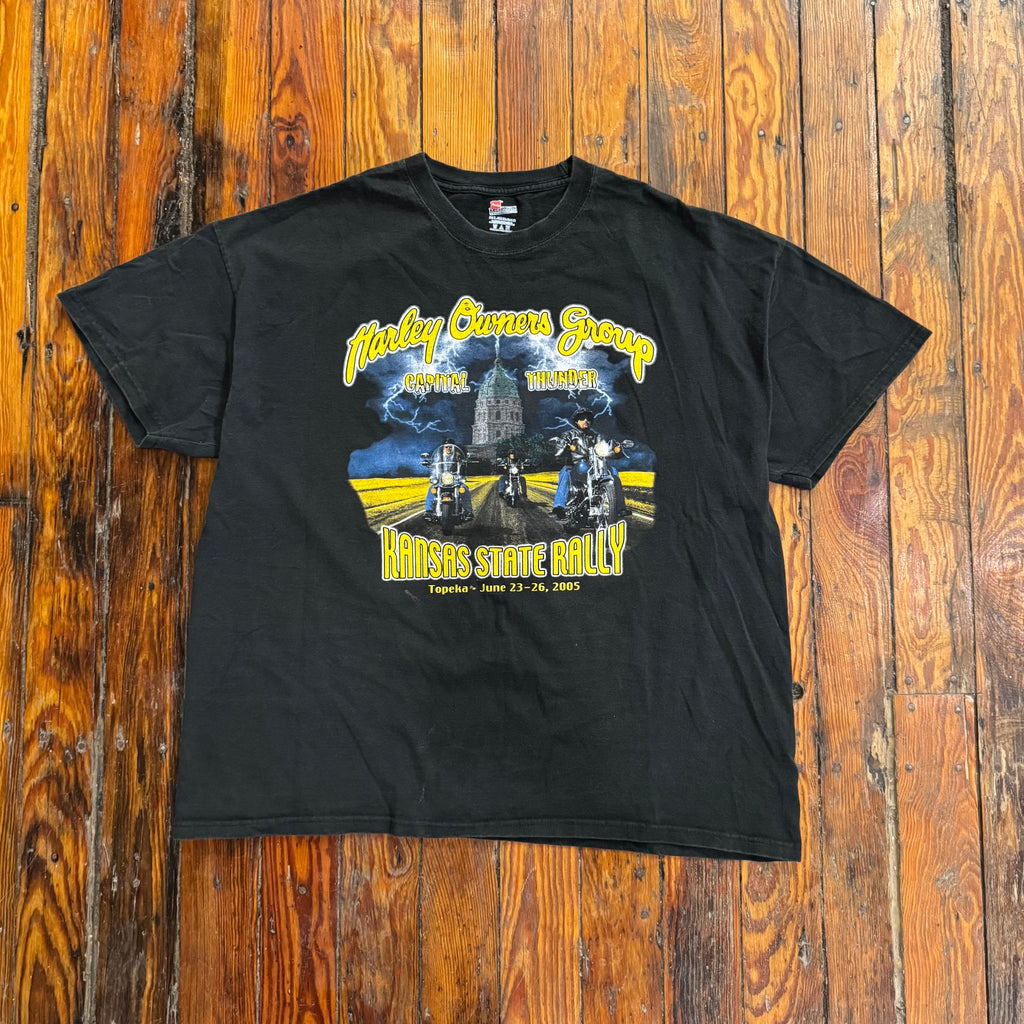 Y2K Harley Owners Group T-shirt Sz XL