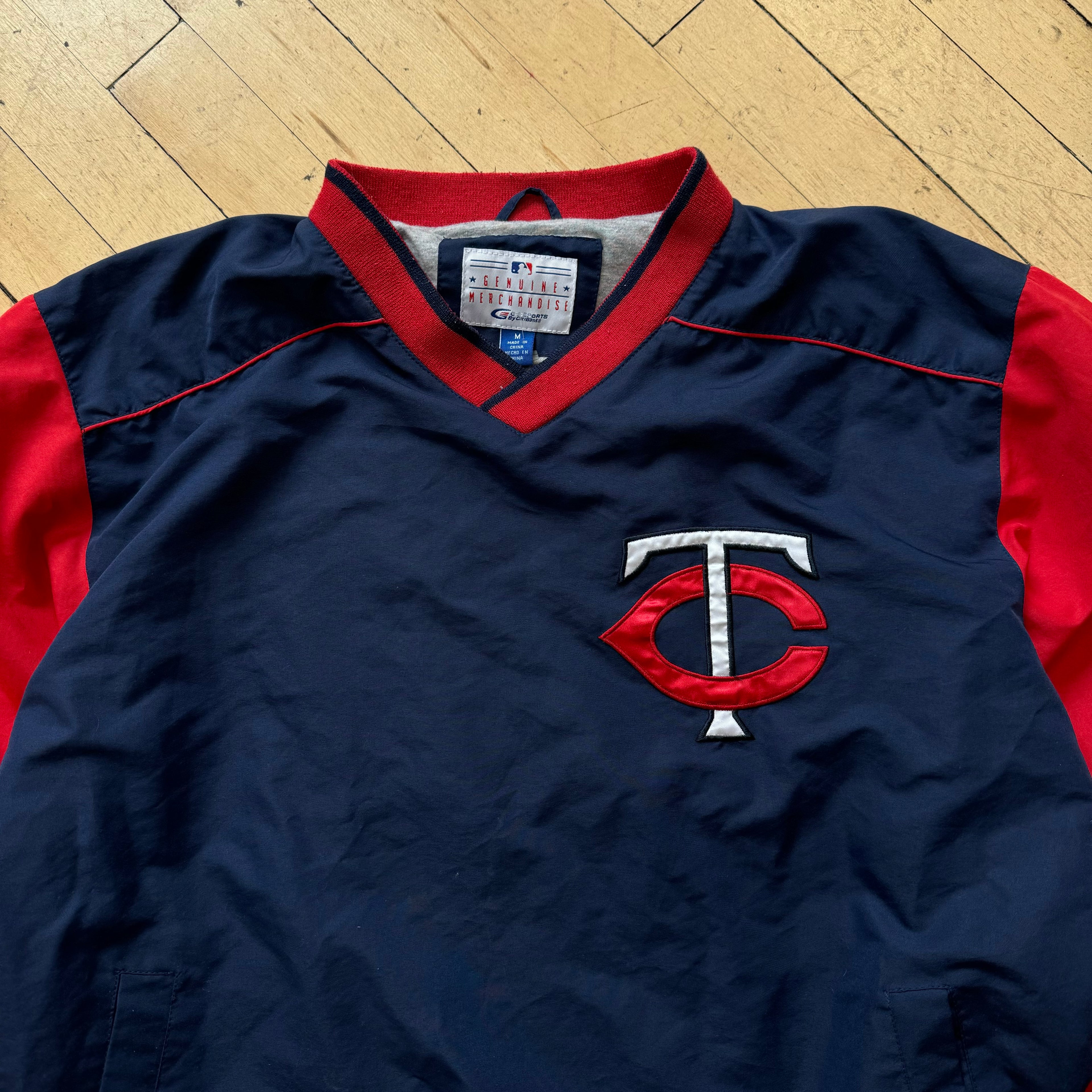 Vintage Minnesota Twins Pullover Jacket Sz M