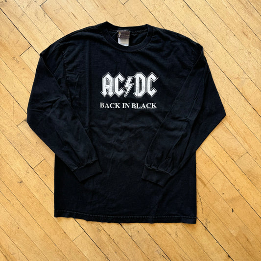 Vintage AC/DC Back In Black L/S T-shirt Sz L