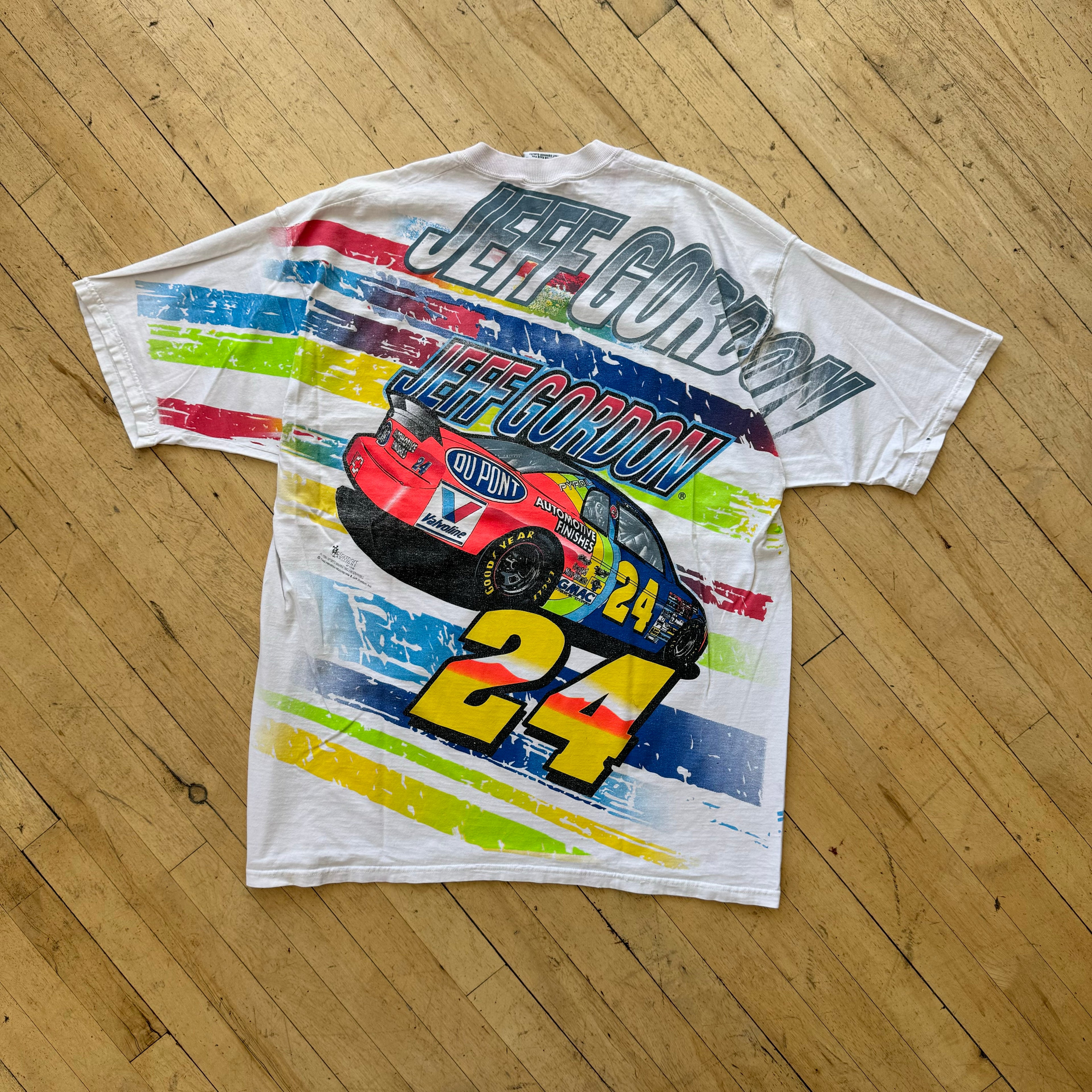 Vintage Jeff Gordon AOP Nascar T-shirt Sz XL