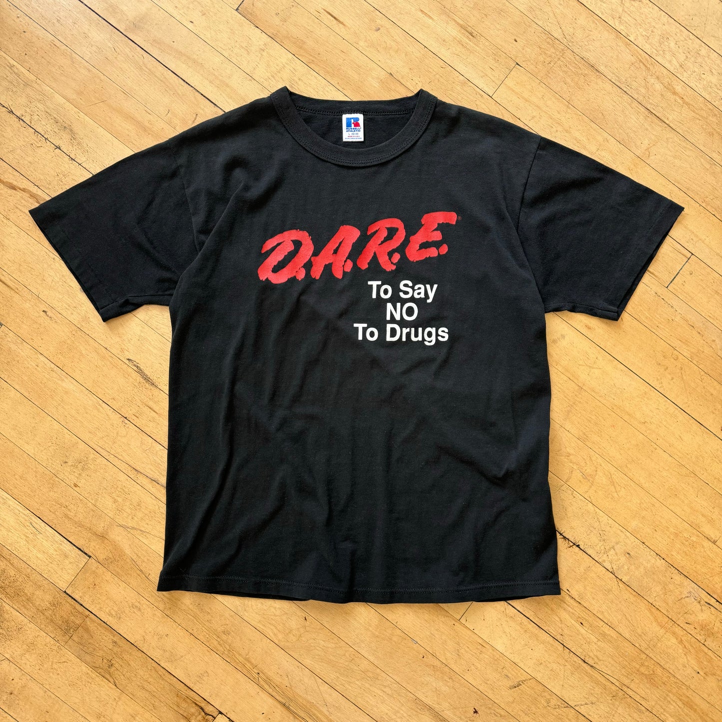 Vintage Dare To say No to Drugs T-shirt Sz L