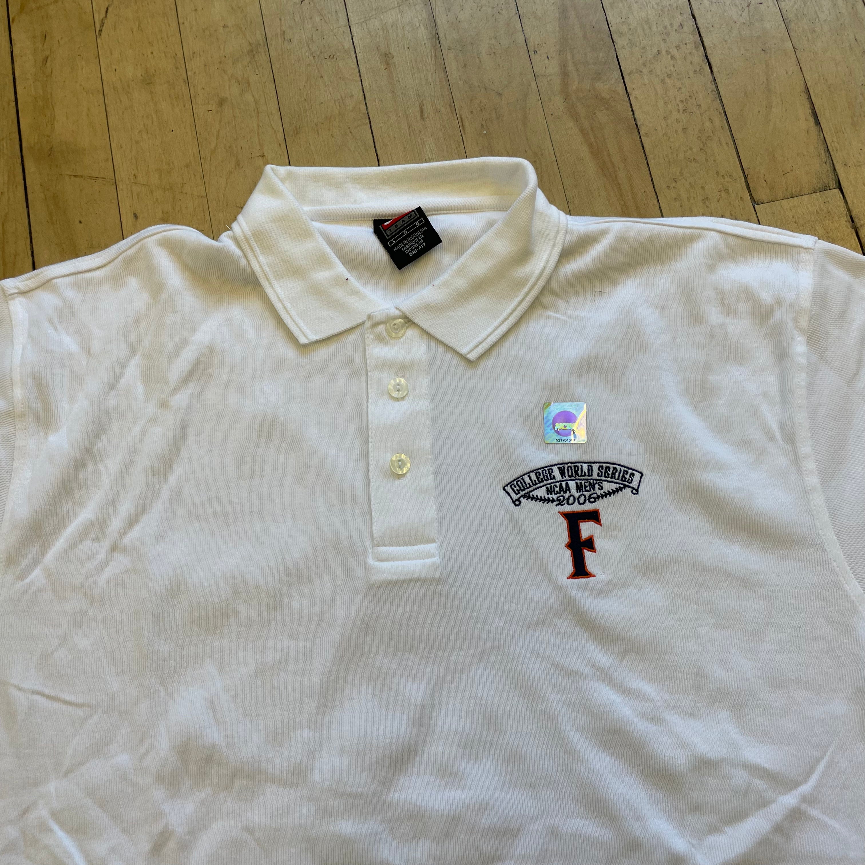 2006 Nike Collage World Series Polo T-shirt Sz L (DS)
