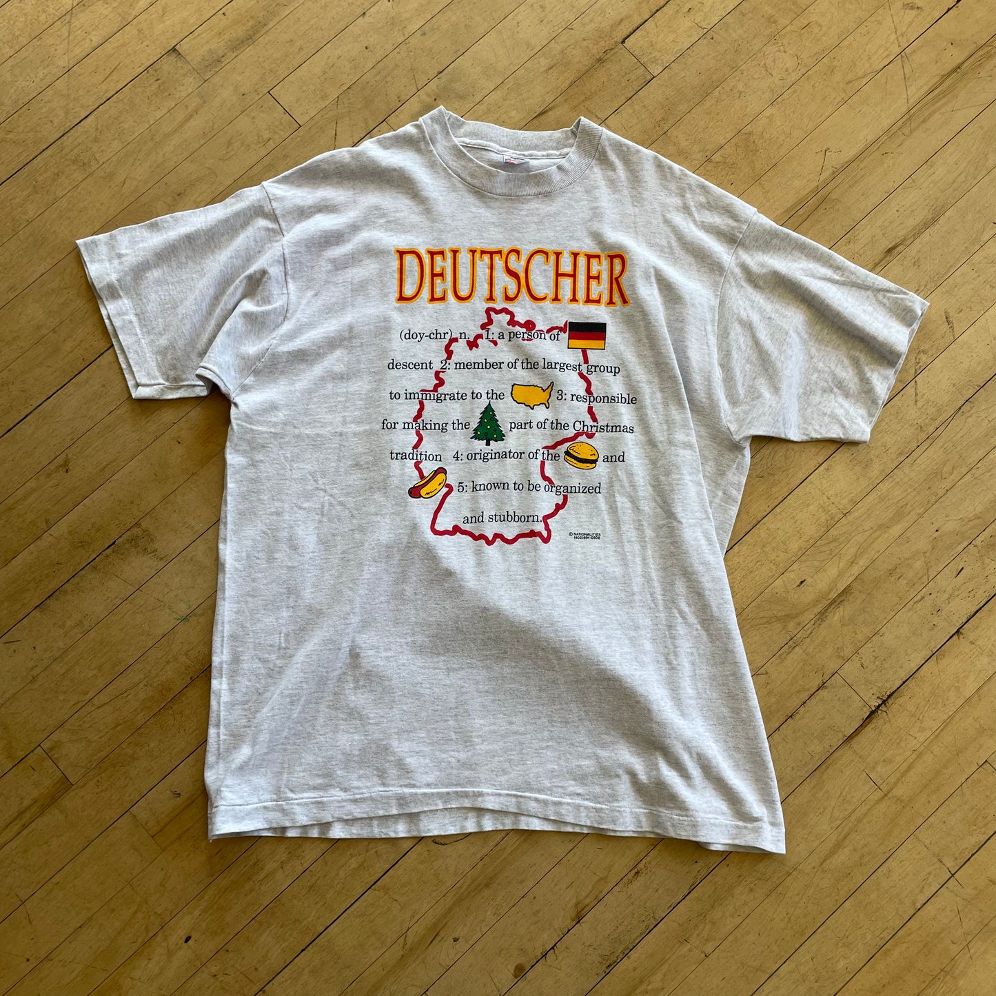 90s Detscher Graphic T-shirt Sz XXL